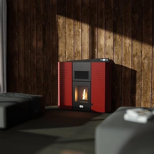 TBTPRICE Estufa de Pellets Canalizable 14 kW - Imagen 2