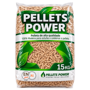 Pellets Palé de 65 Sacos de 15 kg EN Plus A1